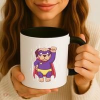 Super Pug Coffee Mug thumb 3