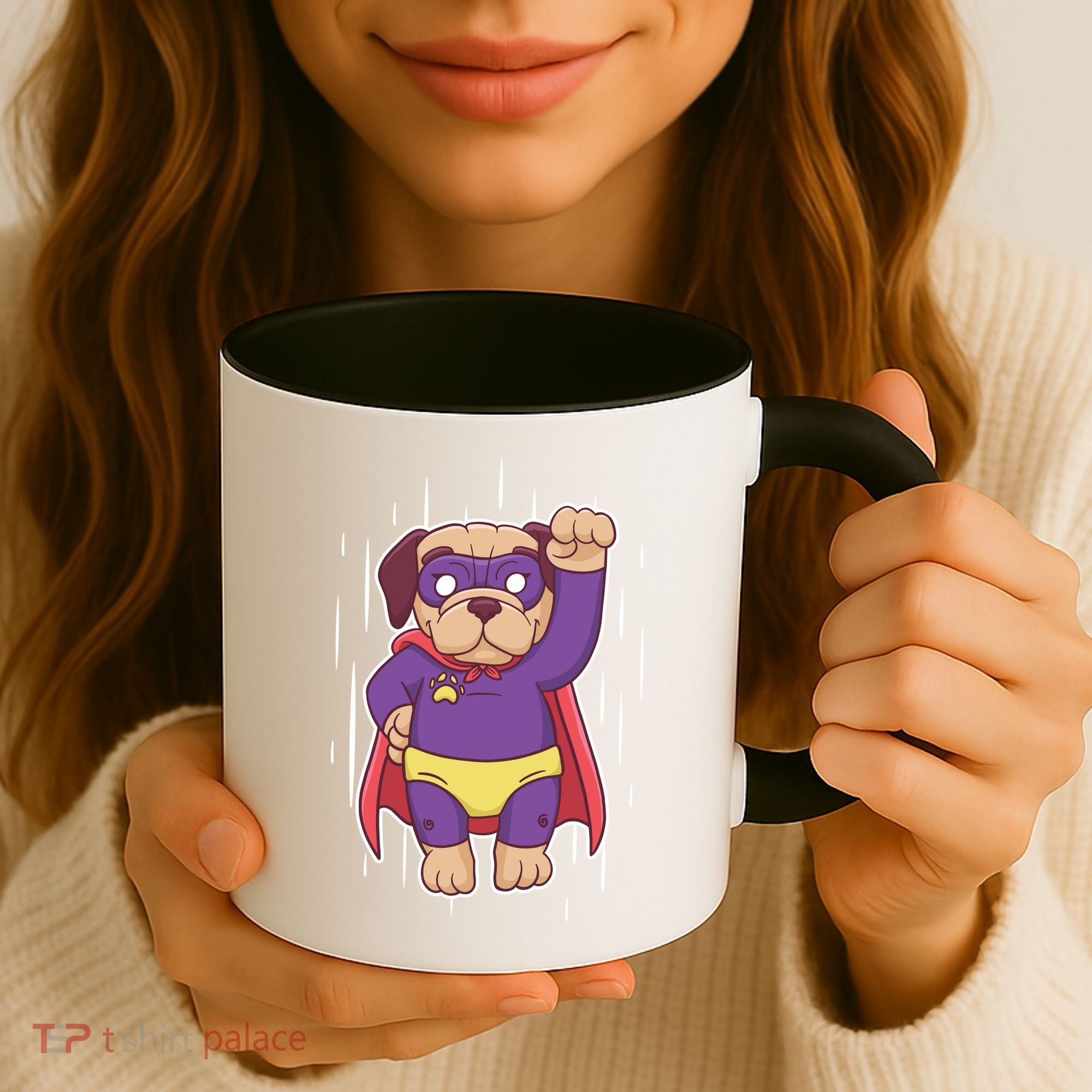 Super Pug Coffee Mug