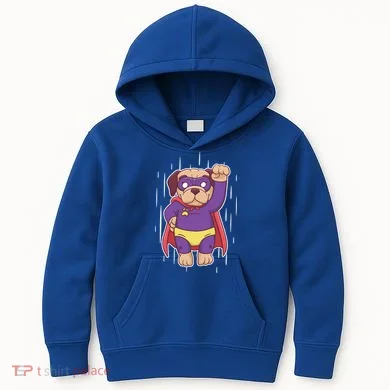 Super Pug Kids Hoodie