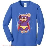 Super Pug Kids Long Sleeve Shirt thumb 0