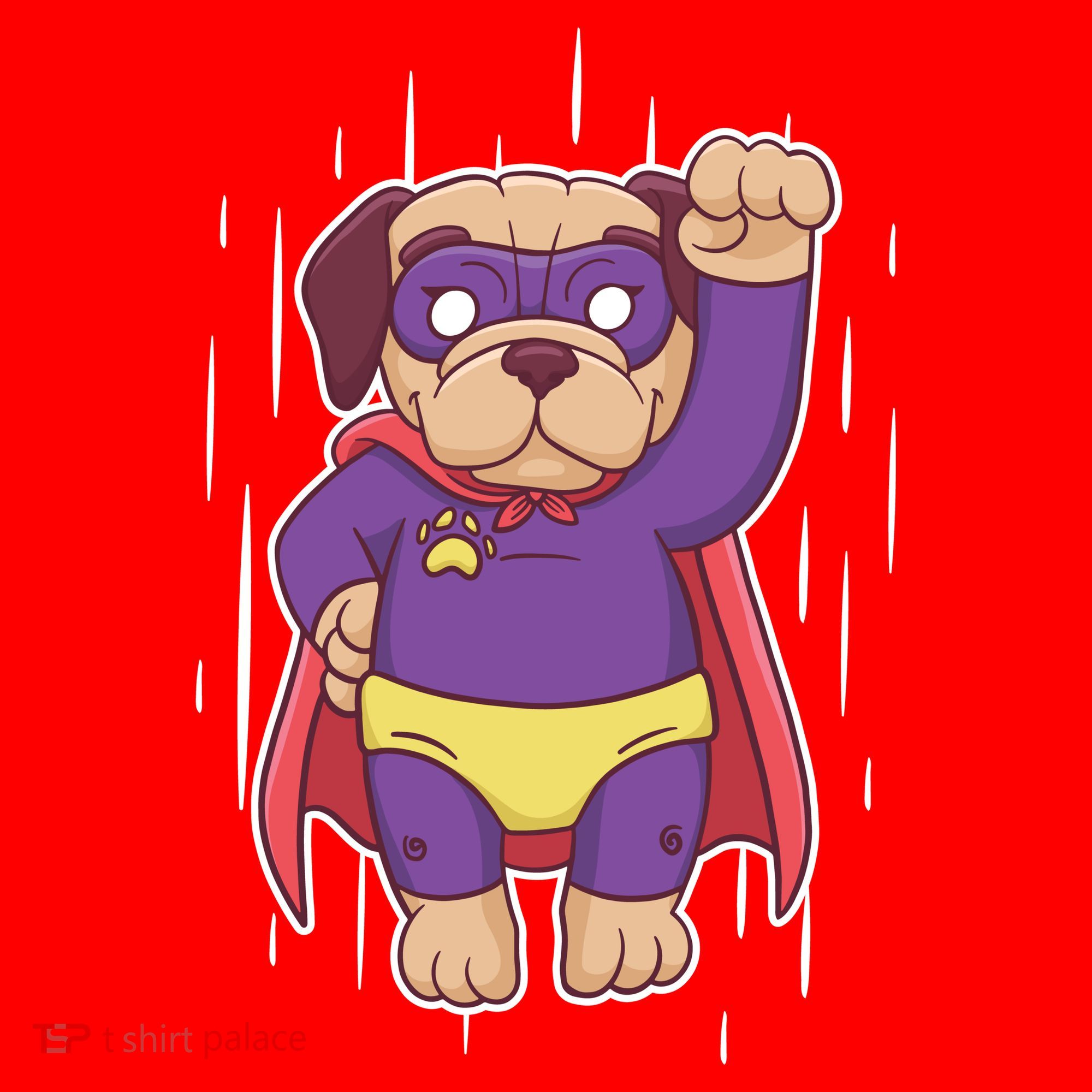 Super Pug Santa Hat