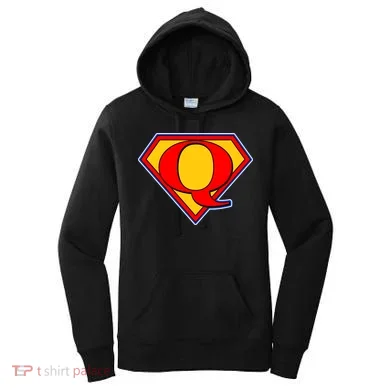 Super Qanon Logo Women's Hoodie