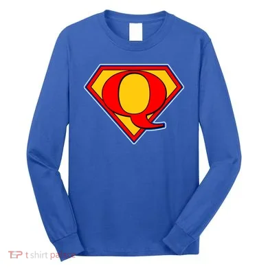 Super Qanon Logo Long Sleeve Shirt