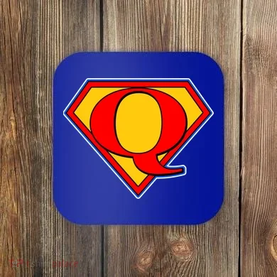 Super Qanon Logo Coaster