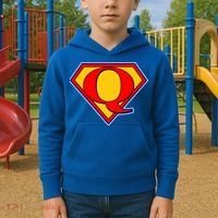 Super Qanon Logo Kids Hoodie thumb 2