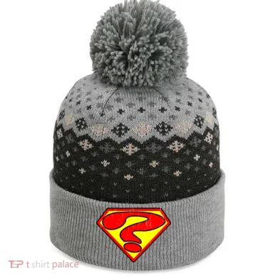 Super Question Retro The Baniff Cuffed Pom Beanie