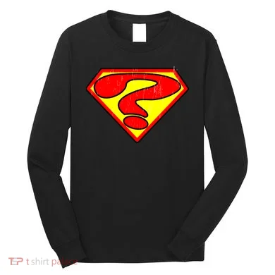 Super Question Retro Long Sleeve Shirt