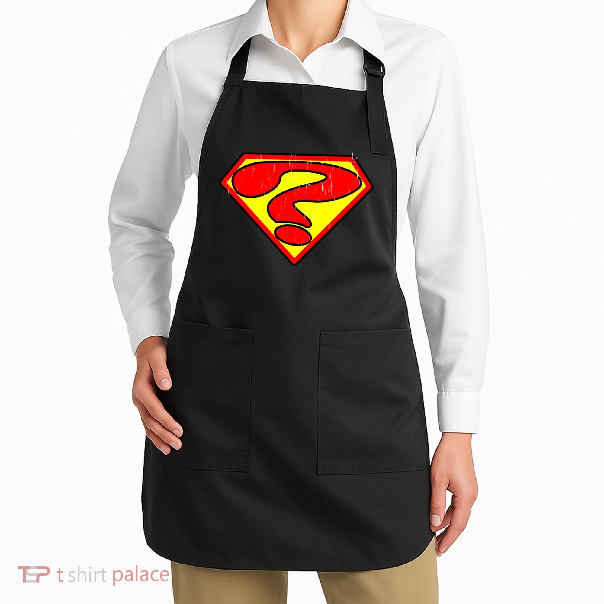 Super Question Retro Apron