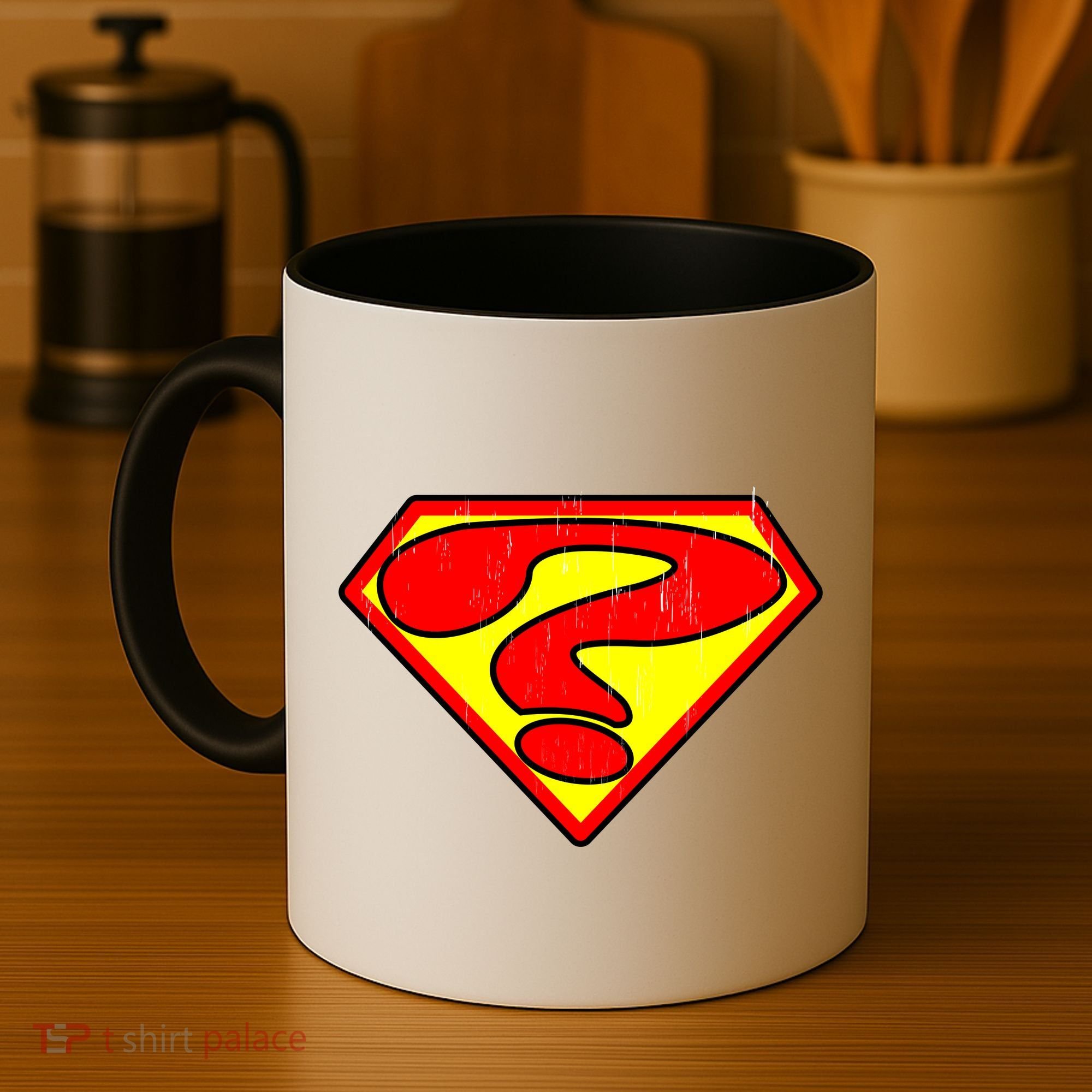 Super Question Retro Coffee Mug