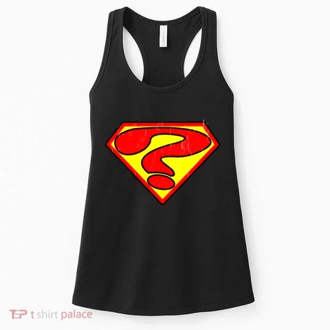Super Question Retro Women's Tank Top in the selected color