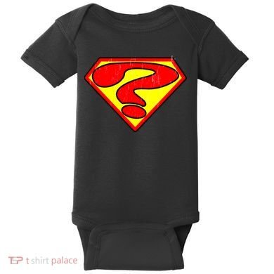 Super Question Retro Baby Bodysuit