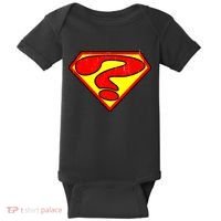Super Question Retro Baby Bodysuit thumb 0