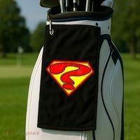 Super Question Retro Golf Towel thumb 2
