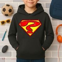 Super Question Retro Kids Hoodie thumb 2
