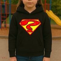 Super Question Retro Kids Hoodie thumb 3