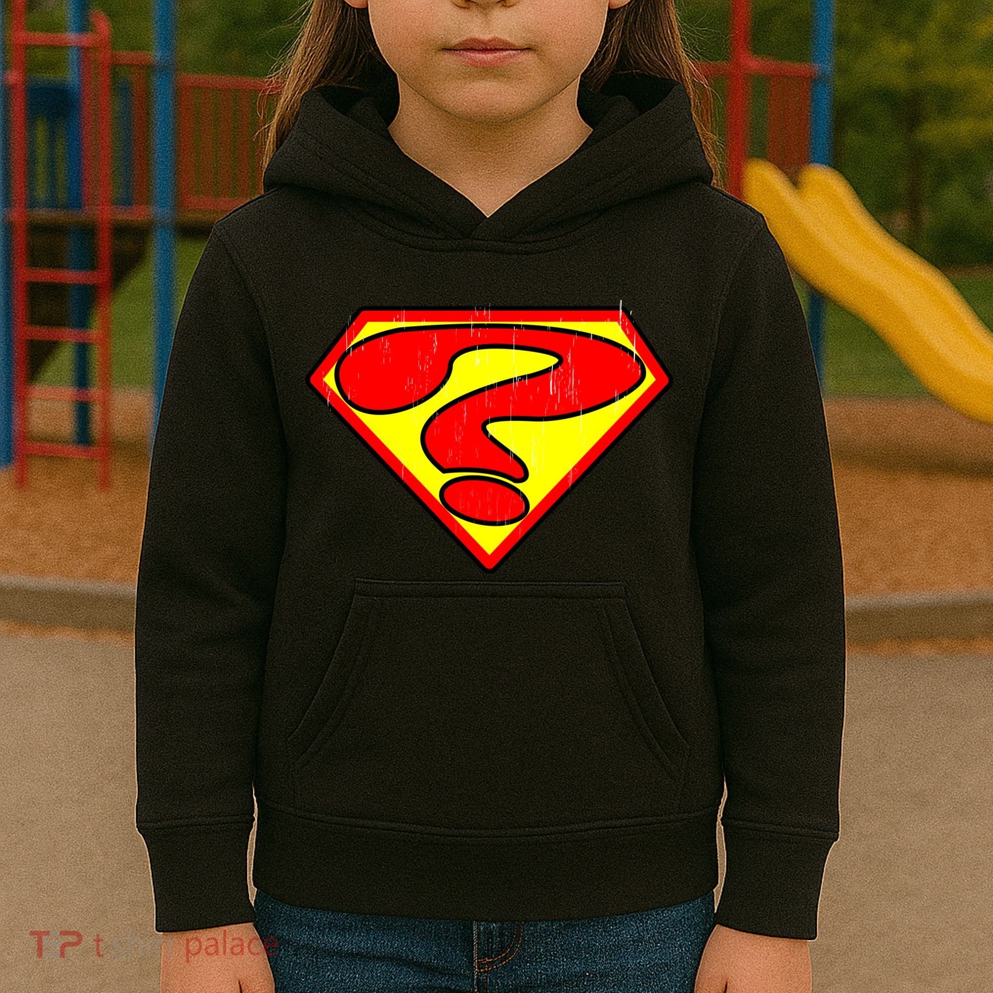 Super Question Retro Kids Hoodie
