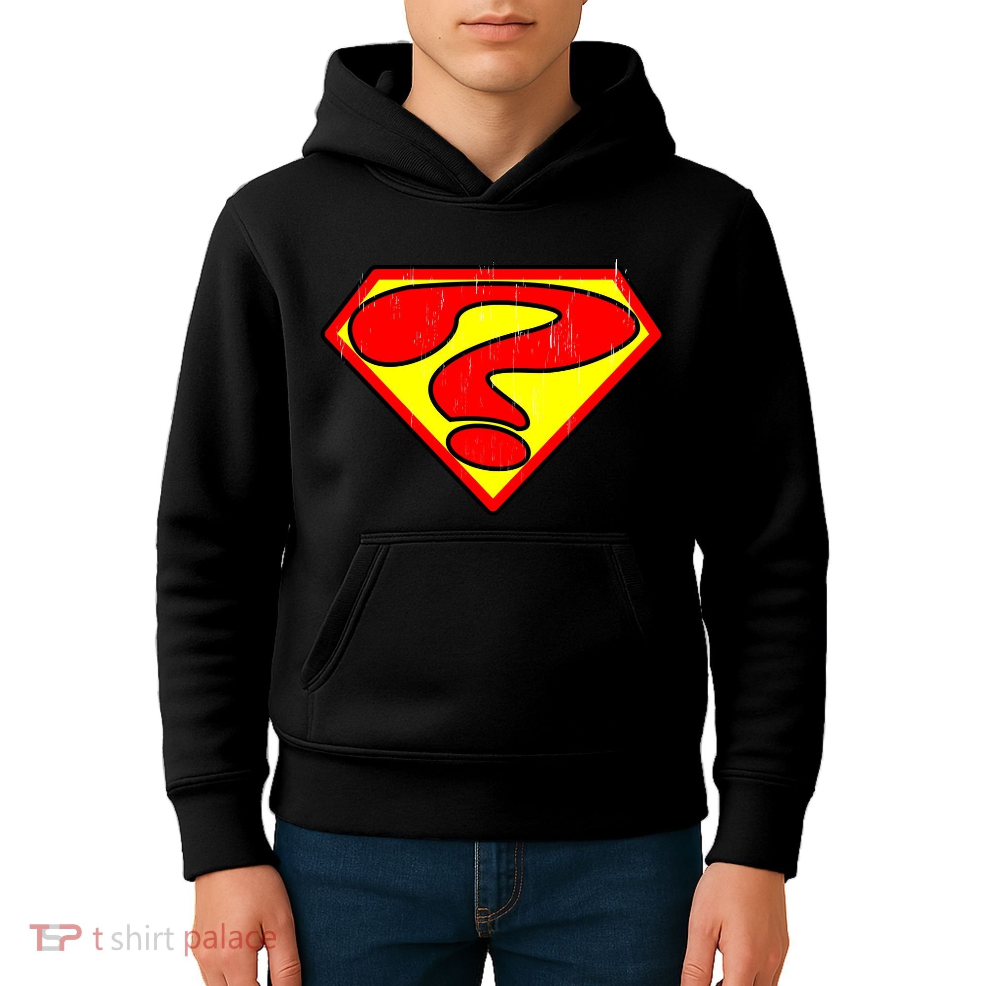 Super Question Retro Kids Hoodie