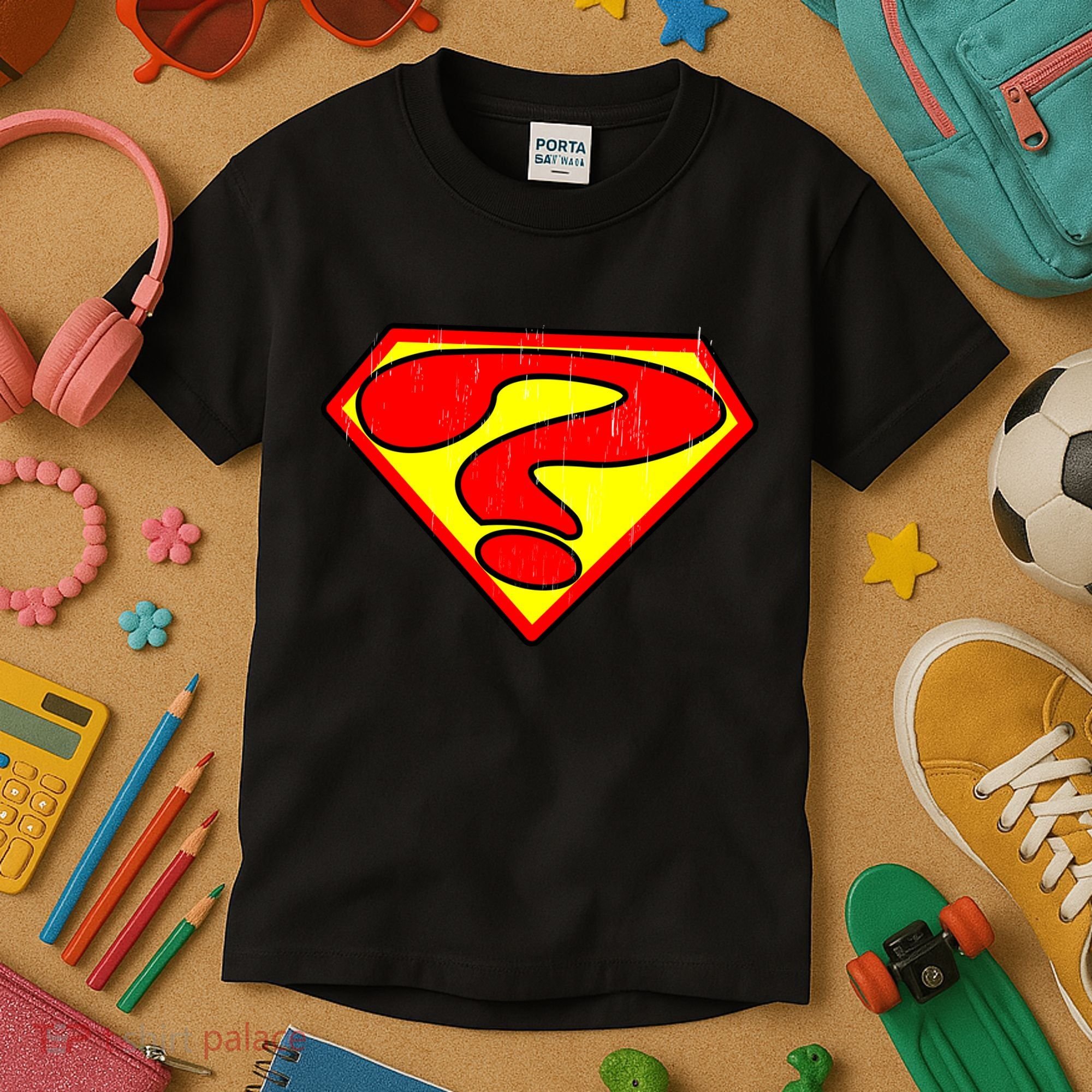 Super Question Retro Kids T-Shirt