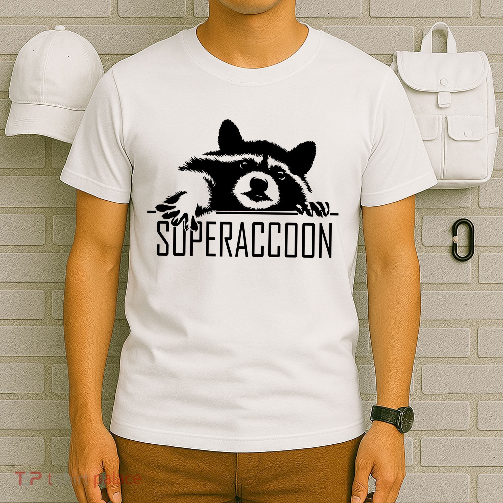 Super Raccoon Superraccon Trash Panda T-Shirt