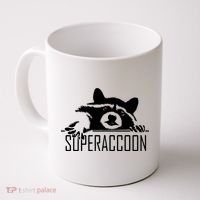 Super Raccoon Superraccon Trash Panda Coffee Mug thumb 0