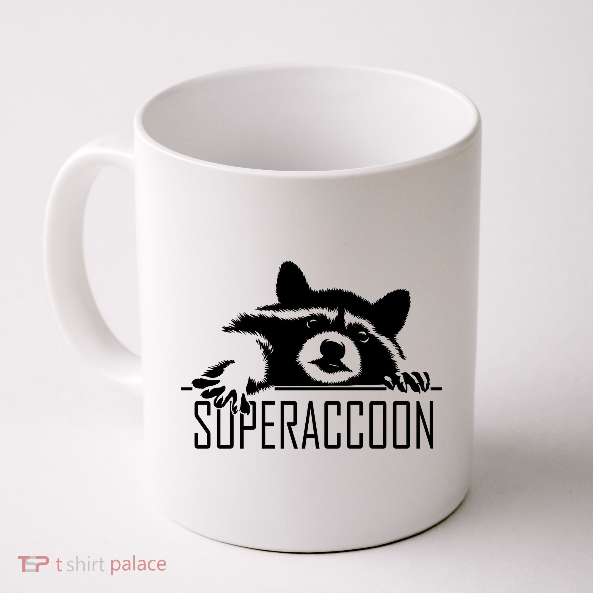 Super Raccoon Superraccon Trash Panda Coffee Mug