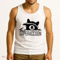 Super Raccoon Superraccon Trash Panda Tank Top thumb 3