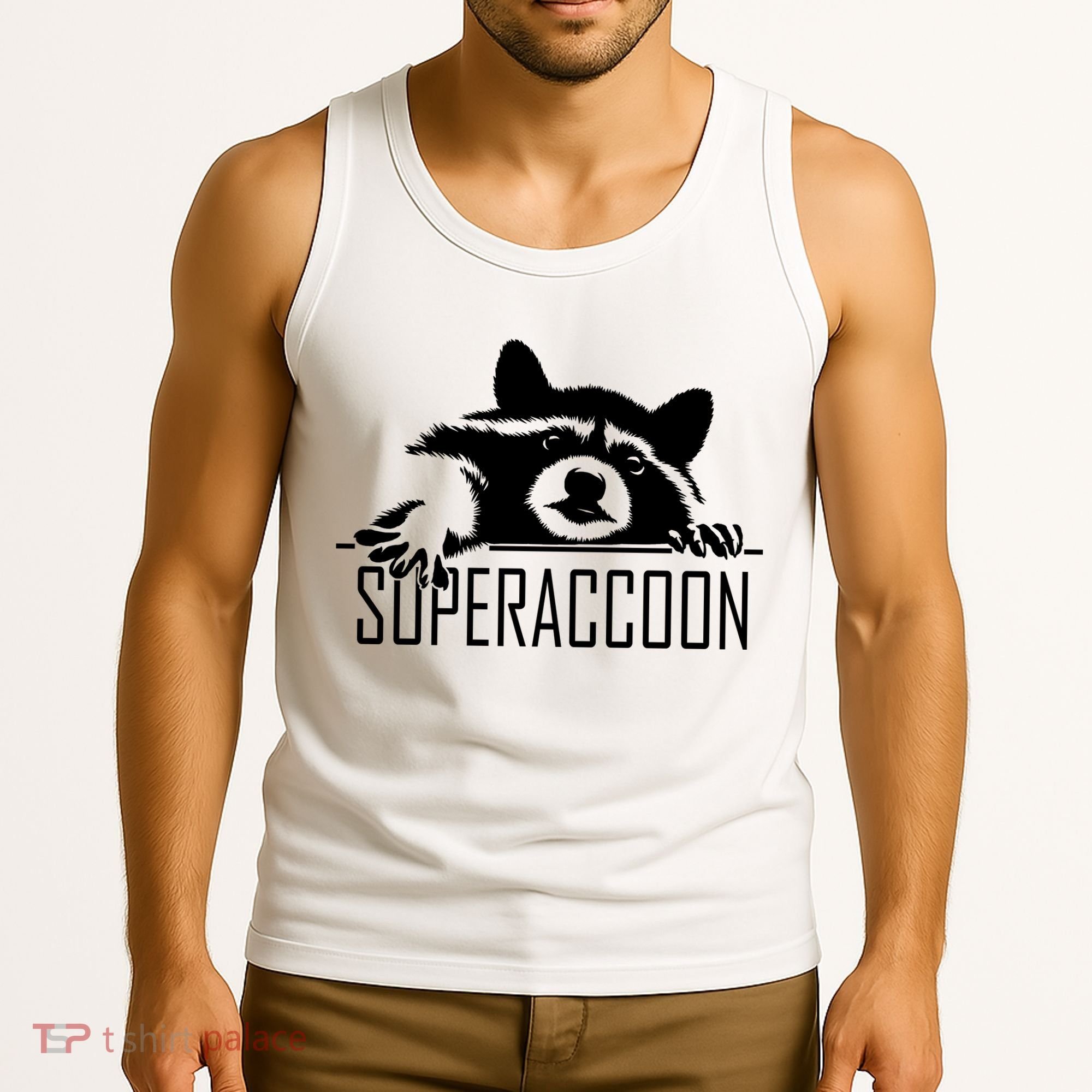 Super Raccoon Superraccon Trash Panda Tank Top