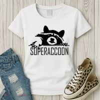 Super Raccoon Superraccon Trash Panda Women's T-Shirt thumb 3