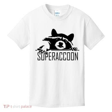 Super Raccoon Superraccon Trash Panda Kids T-Shirt