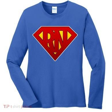 Super RN Registered Nurse Women's Long Sleeve Shirt