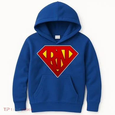 Super RN Registered Nurse Kids Hoodie