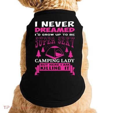 Super Sexy Camping Lady Doggie Tank