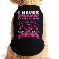 Super Sexy Camping Lady Doggie Tank thumb 0