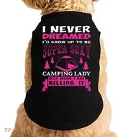 Super Sexy Camping Lady Doggie Tank thumb 0