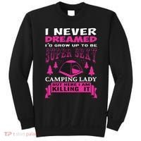 Super Sexy Camping Lady Sweatshirt thumb 0