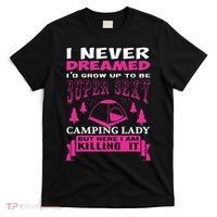 Super Sexy Camping Lady T-Shirt thumb 0