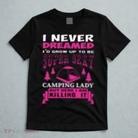 Super Sexy Camping Lady T-Shirt thumb 5