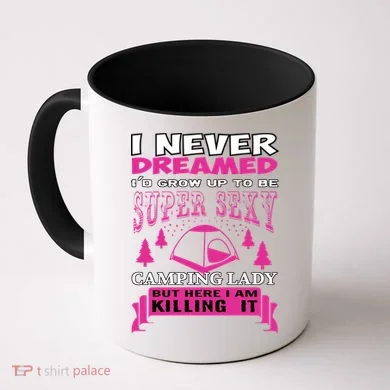 Super Sexy Camping Lady Coffee Mug