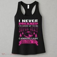 Super Sexy Camping Lady Women's Tank Top thumb 3