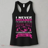 Super Sexy Camping Lady Women's Tank Top thumb 3