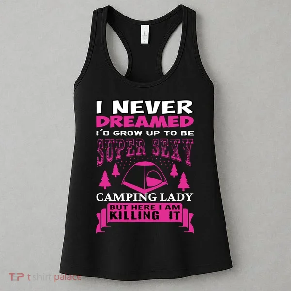 Super Sexy Camping Lady Women's Tank Top
