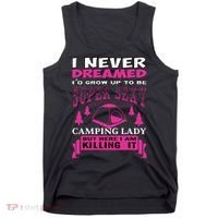 Super Sexy Camping Lady Tank Top thumb 0