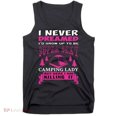 Super Sexy Camping Lady Tank Top