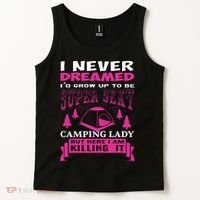 Super Sexy Camping Lady Tank Top thumb 2
