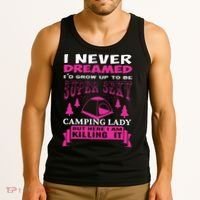 Super Sexy Camping Lady Tank Top thumb 3