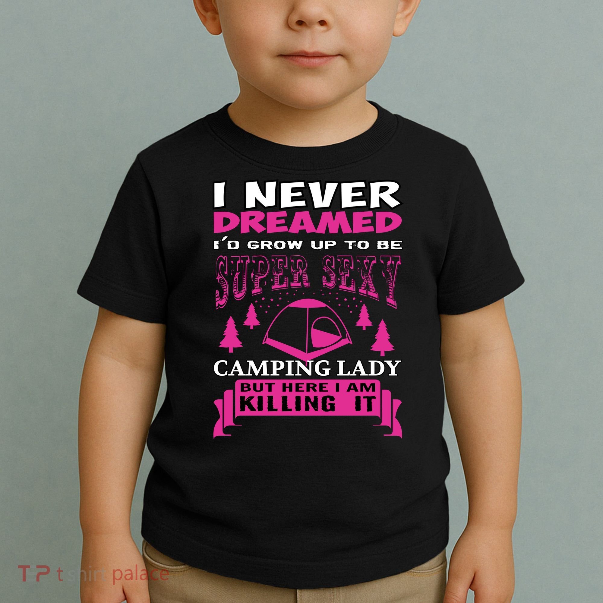 Super Sexy Camping Lady Toddler T-Shirt