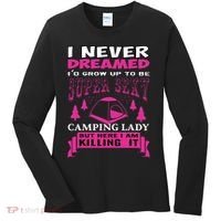 Super Sexy Camping Lady Women's Long Sleeve Shirt thumb 0