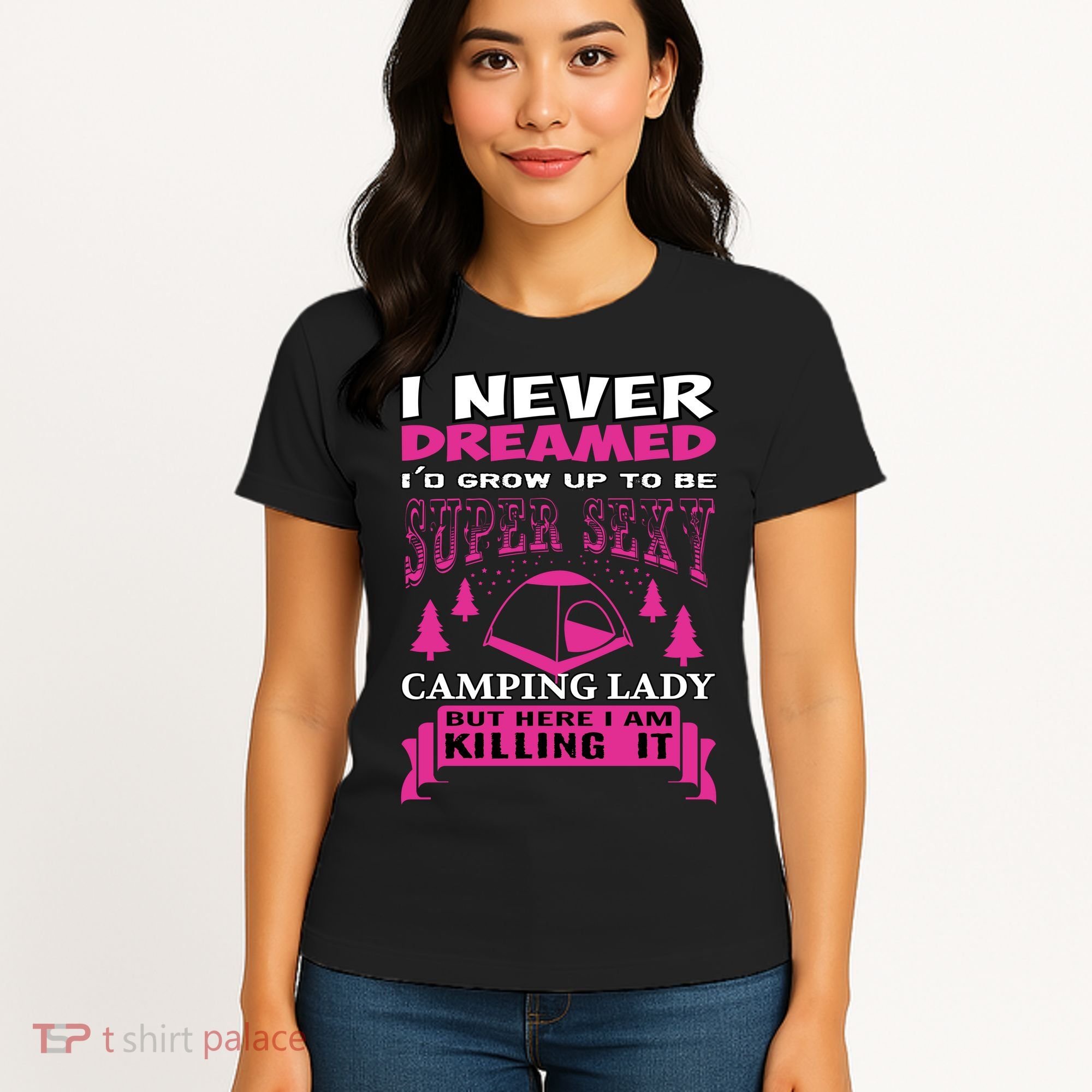 Super Sexy Camping Lady Women's T-Shirt