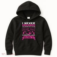 Super Sexy Camping Lady Kids Hoodie thumb 0