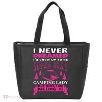 Super Sexy Camping Lady Tote Bag thumb 0